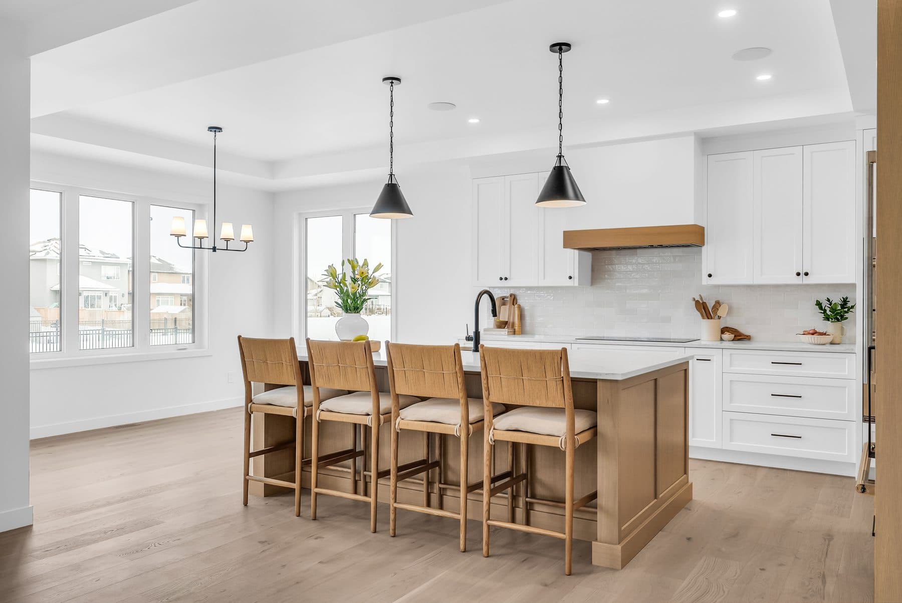 Bright interior real estate photo